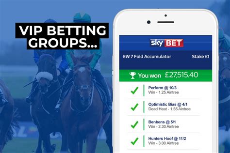 vip betting groups